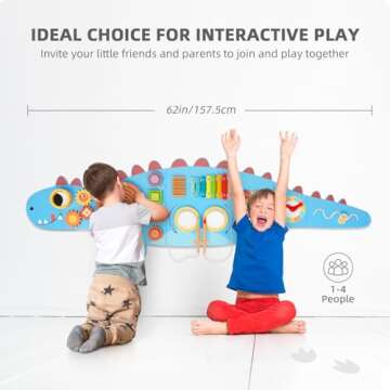 Explore OOOK Dinosaur Sensory Wall Panel for Kids