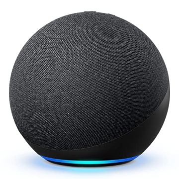 Like-New Echo (4th Generation) | Premium Sound, Smart Home Hub, Alexa | Charcoal
