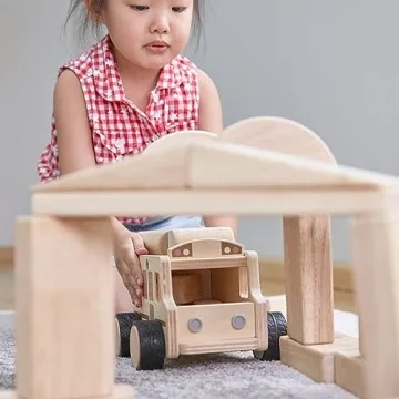 Guidecraft Wooden School Bus Educational Play Toy