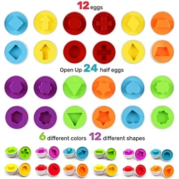 Discover Tinabless Matching Eggs Toy Set for Toddlers