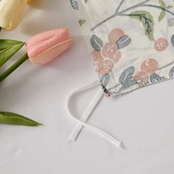 Sedefen Floral Duvet Cover Queen Size Boho Aesthetic Green Botanical Bedding Set with Colorful Flower Print Pattern 3 Pieces Soft Microfiber Comforter Cover with Zipper Ties Garden Style