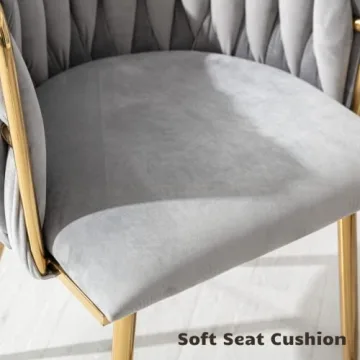 HEAH-YO Modern Dining Chairs Set with Velvet Comfort