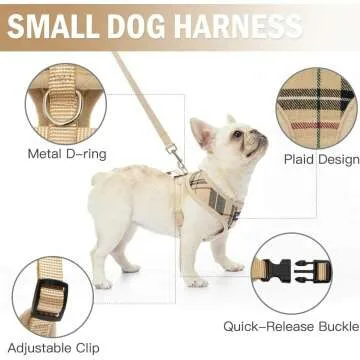 PUPTECK Soft Mesh Dog Harness & Padded Vest