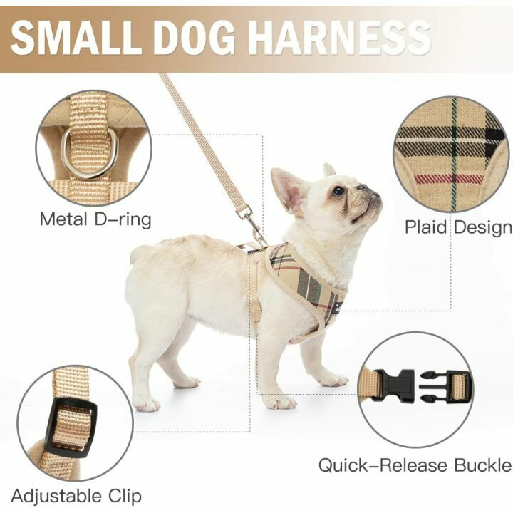 PUPTECK Soft Mesh Dog Harness & Padded Vest