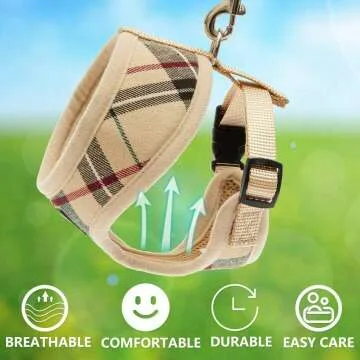 PUPTECK Soft Mesh Dog Harness & Padded Vest