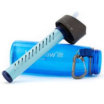 LIFESTRAW Go Water Bottle, 22 oz. One Color One Size