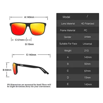 Perfectmiaoxuan Polarized Sunglasses for All Activities