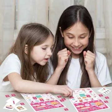 Cupcake Party Bingo Game, 24 Player Sweet Bingo Cards Set for Family Friend Activity, Baking Party Favor Decoration Holiday Supplies -a12