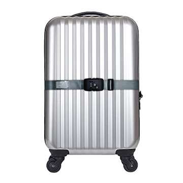 Heavy Duty Luggage Straps with TSA Lock for Easy Travel