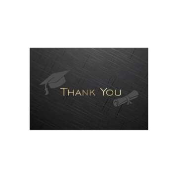Cosco Gold Grad Thank You Card