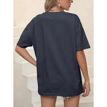Stylish Women’s Oversized Graphic Print Casual Tee