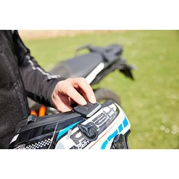 Cardo scala rider PACKTALK SLIM With Natural Voice Motorcycle Communication and Entertainment System, Connect 2 to 15 Riders (Dual Pack)