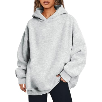 Trendy Queen Women's Oversized Hoodies Fleece Hooded Sweatshirts Comfy Casual Pullover Fall Winter O...