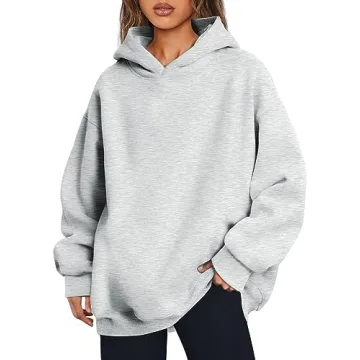 Trendy Queen Women's Oversized Hoodies Fleece Hooded Sweatshirts Comfy Casual Pullover Fall Winter O...