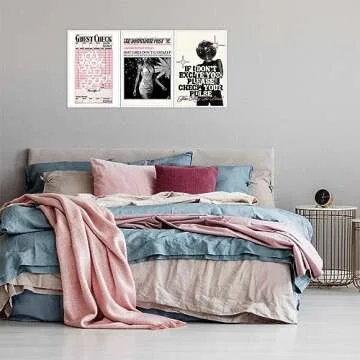 Trendy Pink Canvas Wall Art Set – Motivational Decor