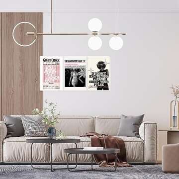 Trendy Pink Canvas Wall Art Set – Motivational Decor