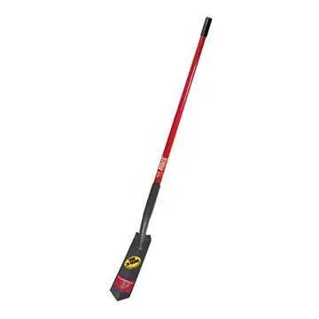 Bully Tools 92719 14-Gauge 3-Inch Trench Shovel with Fiberglass Long Handle
