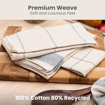 MEEMA Eco-Friendly Kitchen Towels Set - Stylish & Absorbent