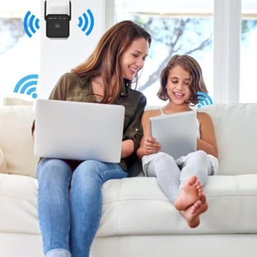 WiFi Extender Covers 9860 Sq.ft with Quick Setup