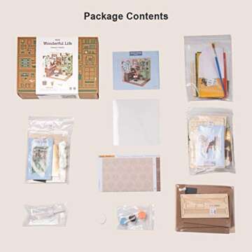 Rolife DIY Miniature Dollhouse Kit Workshop Diorama Gifts for Man/Women (Jimmy's Studio)