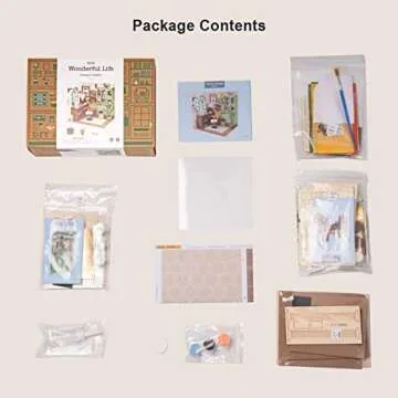 Rolife DIY Miniature Dollhouse Kit Workshop Diorama Gifts for Man/Women (Jimmy's Studio)