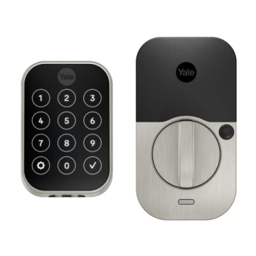 Yale Assure Lock 2 Deadbolt, Satin Nickel Smart Keyless Entry Door Lock with Z-Wave Connected Keypad...