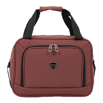 Travelers Club Chicago Hardside Expandable Spinner Luggage, Apple Butter, 3 Piece Set