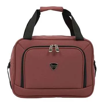 Travelers Club Chicago Hardside Expandable Spinner Luggage, Apple Butter, 3 Piece Set