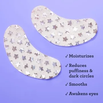 Bliss Holographic Foil Eye Masks - 5 Pack for Bright Eyes