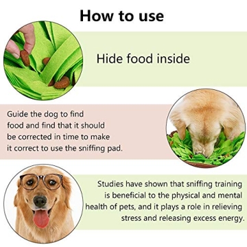 AWOOF Pet Snuffle Mat for Dogs - Interactive Feeding Toy