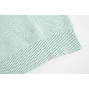 Chic Puff Sleeve Knit Sweater for Trendy Women