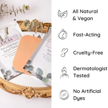 LILAS Natural Period Pain Relief Patch Pack of 10