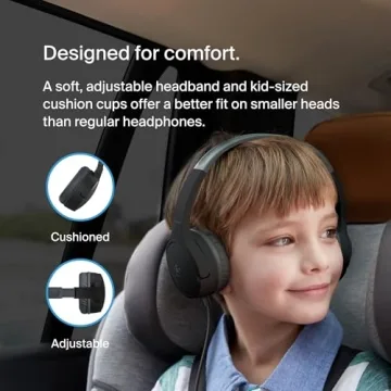 Belkin SoundForm Mini Kids Headphones with Microphone