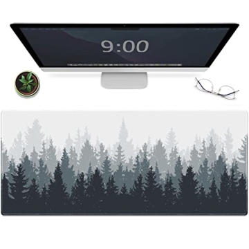 Galdas Gaming Mouse Mat XXL with Forest Design for Desk