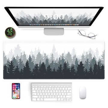 Galdas Gaming Mouse Mat XXL with Forest Design for Desk
