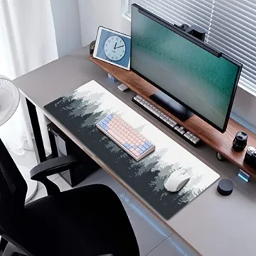 Galdas Gaming Mouse Mat XXL with Forest Design for Desk