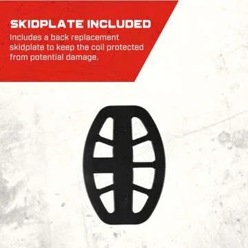 MINELAB M8 Coil with SKIDPLATE 8"X5.5" Elliptical Double-D for The Minelab MANTICORE