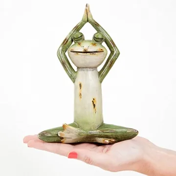 Charming Frog Statues Set - Hand Painted Outdoor Décor