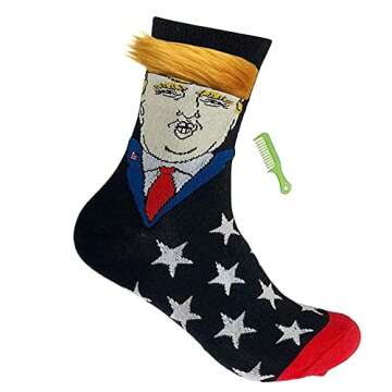 Funny Trump Socks - Novelty MAGA Gift Set for Everyone