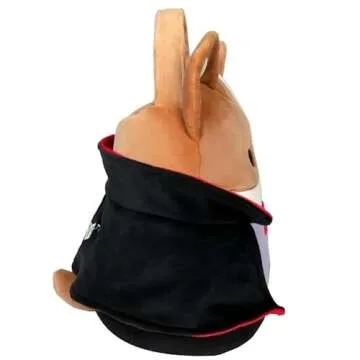 Squishmallows Original 12-Inch Reginald Vampire Corgi Treat Pail - Medium-Sized Ultrasoft Official Jazwares Plush