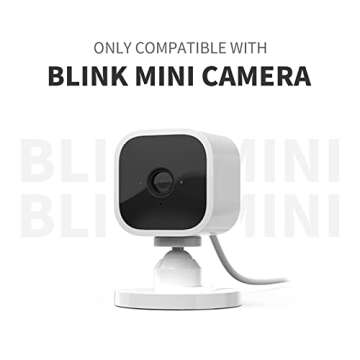 Blink Mini Camera Adhesive Wall Mount Bracket, Strong Adhesive Durable Camera Mount Stand for Blink ...