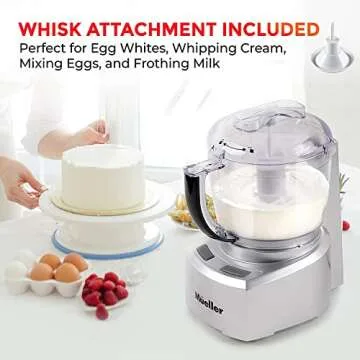 Mueller UltraPrep Food Processor - Versatile Mini Chopper