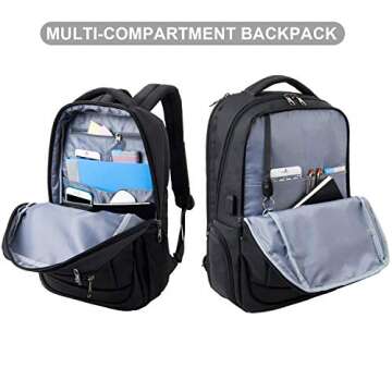 KOPACK Business Laptop Backpack - 15.6 Inch Water Resistant