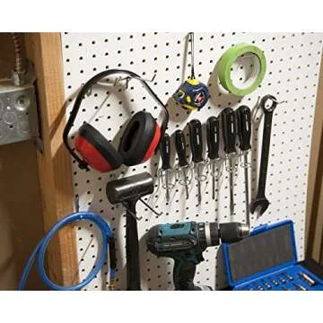 Hiltex 53106 Heavy Duty Pegboard Hook Set for Storage