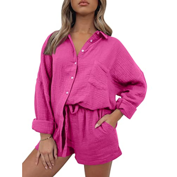 AUTOMET Women's 2-Piece Lounge Set - Oversized Comfort & Style