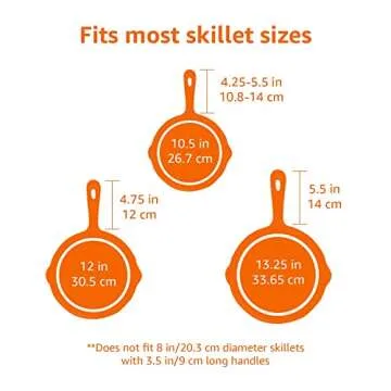 Amazon Basics Silicone Hot Skillet Rectangular Handle Cover Holder, Black