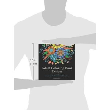 Stress Relief Adult Coloring Book with Intricate Patterns