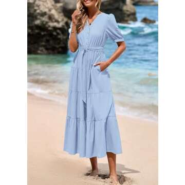 PRETTYGARDEN Women's Summer Midi Dress for Every Occasion