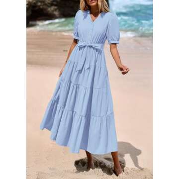 PRETTYGARDEN Women's Summer Midi Dress for Every Occasion