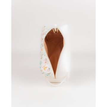 Custom Vegan Leather Makeup Bag – Personalized Bridesmaid Gift with Name or Date Travel Cosmetic Organizer with 2 Inner Pockets (Model #3)